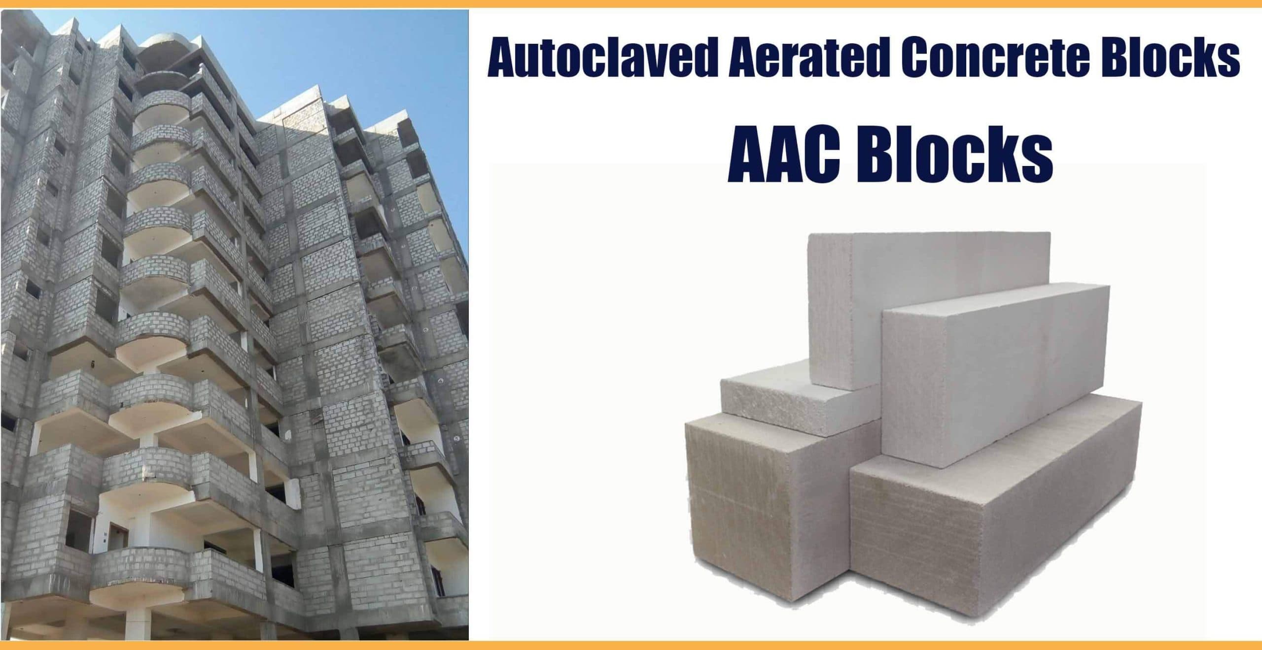 Autoclaved Aerated Concrete Blocks (AAC Blocks)